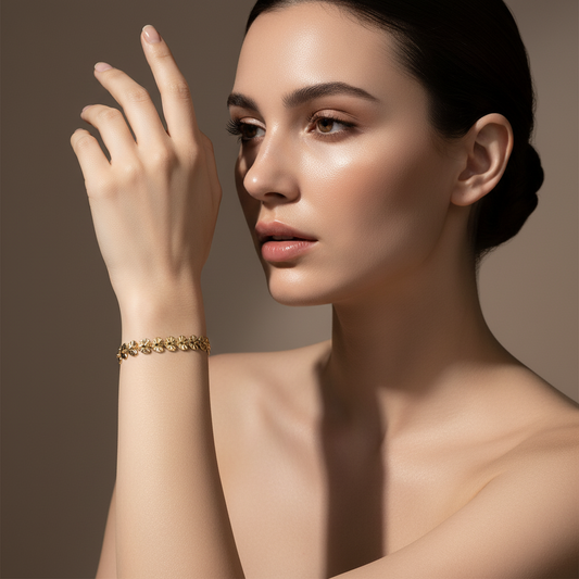 Beautiful Gold-Plated Bracelet for Women