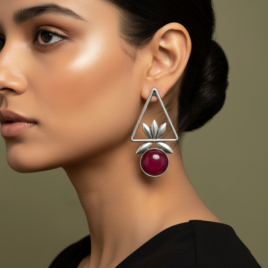 4-Pair Silver Chandelier Earrings Combo