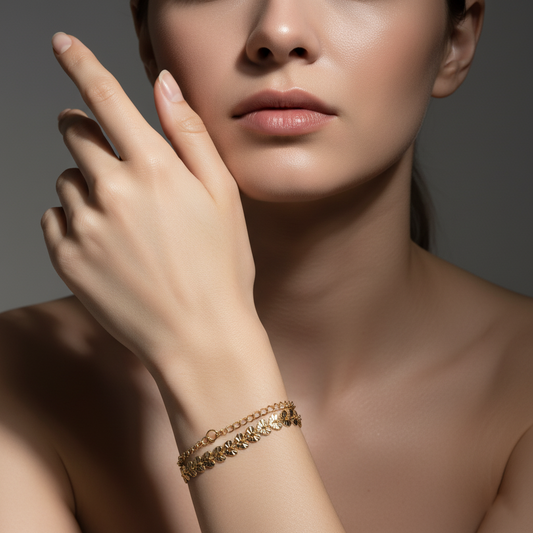 Beautiful Gold-Plated Bracelet for Women