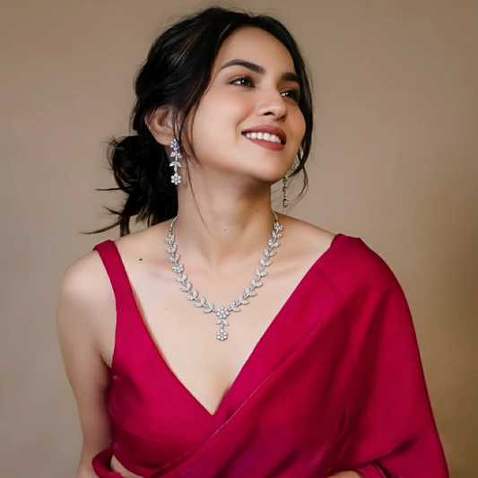 Gold-Plated Round Choker Necklace Set