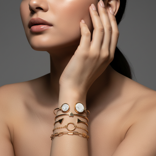 Marvellous Gold-Plated Multi-Strand Bracelet