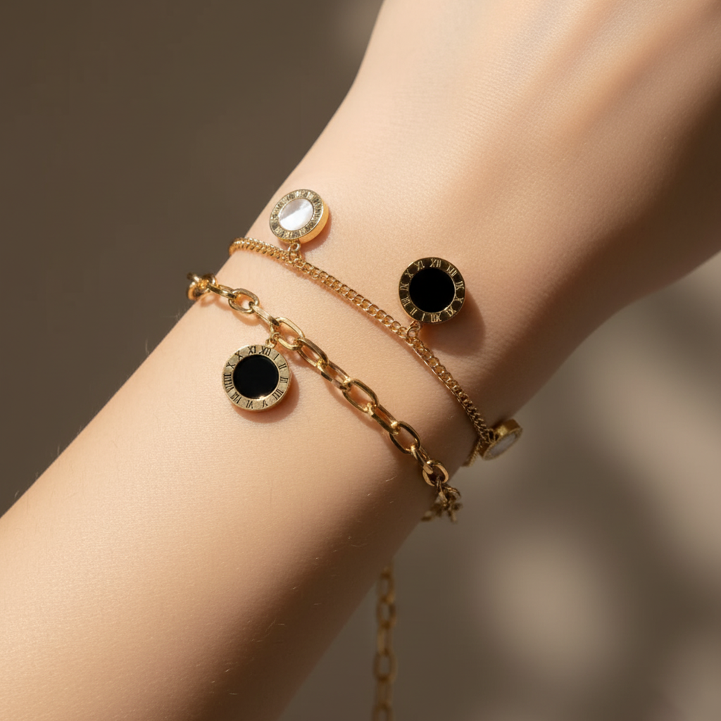 Timeless Elegance Roman Numeral Bracelet